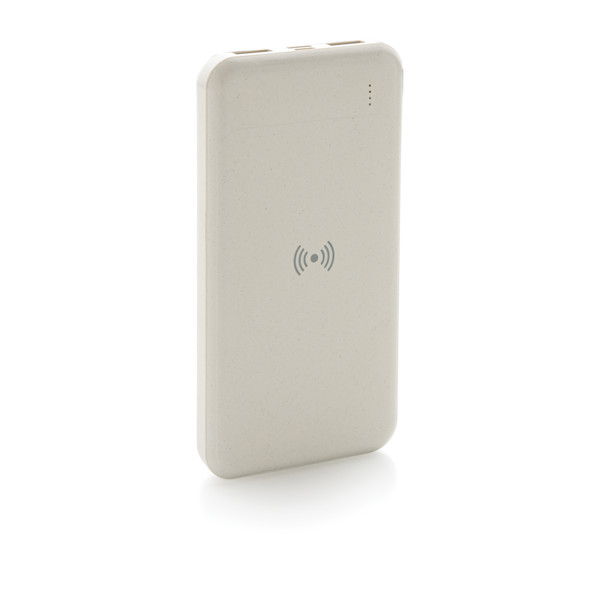 XD Collection powerbank 8000 mAh, brezžična 5W - Bela
