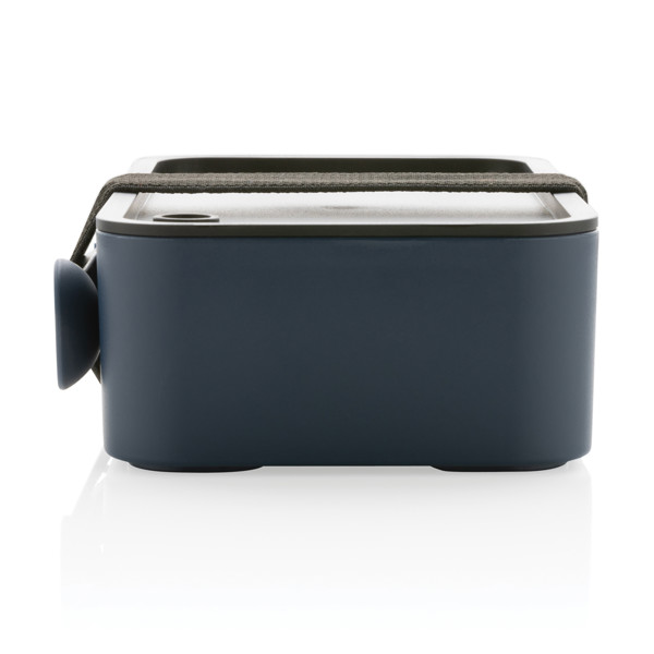 Lunch box avec cuichette en rPP GRS - Bleu Marine