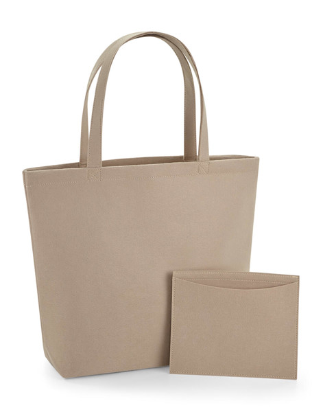 Felt Shopper - Grey Melange / ONE SIZE