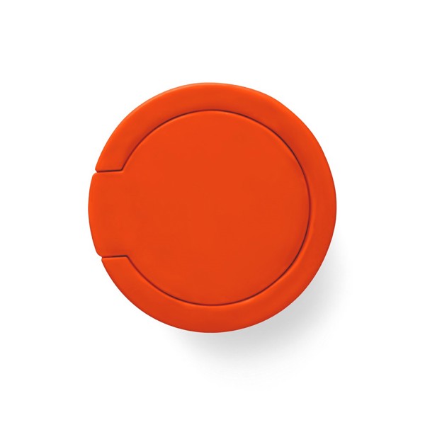 QUINTANA. Bouteille de sport 390mL en verre avec bouchon en PP - Orange