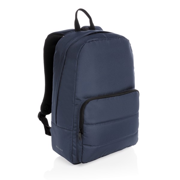 Sac à dos ordinateur 15,6" Impact en rPET AWARE™ - Bleu Marine