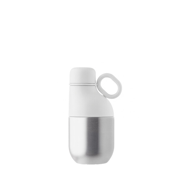 HOOKIPA S - BND877S - Bouteille et gobelet 2 en 1 (350 ml / 200 ml) Double paroi en acier inoxydable recyclé et ABS