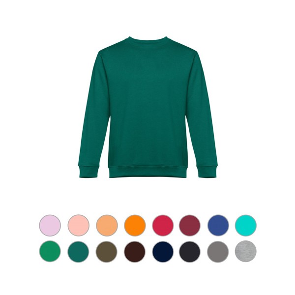 THC DELTA. Sweatshirt (unisex) in cotton and polyester - Salmon / S
