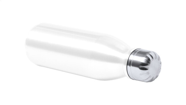Aluminium Bottle Wellon - White
