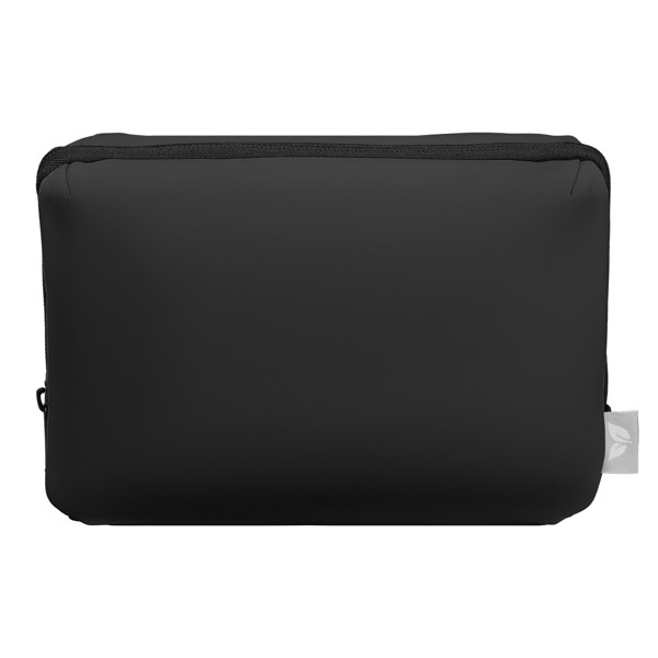 Malmö rPET  Multi Pocket Zippered Utility Pouch - 2L - Black / Heat transfer