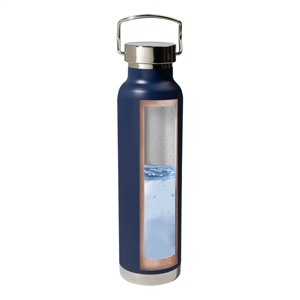 Bouteille isotherme en cuivre Cuppar - Bleu Foncé