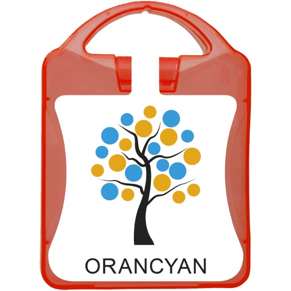MyKit M Segurança rodoviária crianças - Vermelho transparente