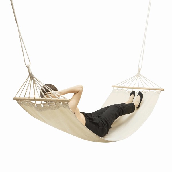 Canvas hammock, 208x80 cm, 120 kg load capacity