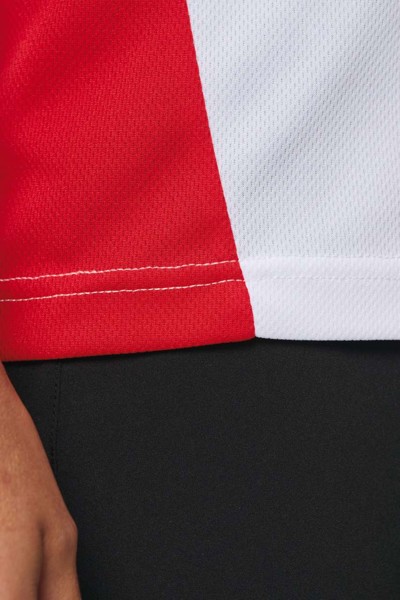 ŽENSKA EKOLOŠKI PRIHVATLJIVA DVOBOJNA SPORTSKA MAJICA - Bijela / Crna / XL