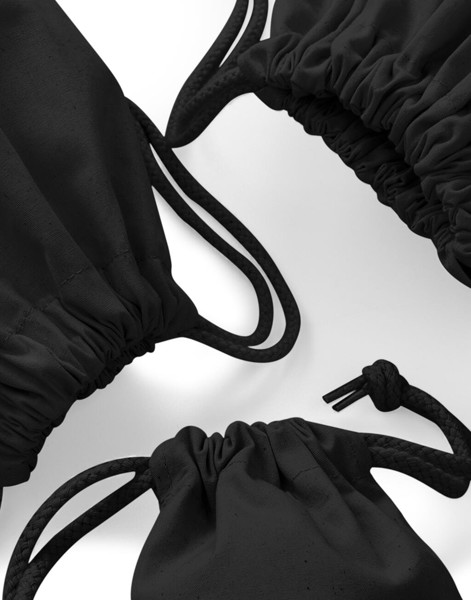 Premium Cotton Stuff Bag - Black / XS