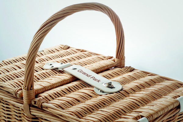 Wicker picnic basket 4 people Mimbre Plus