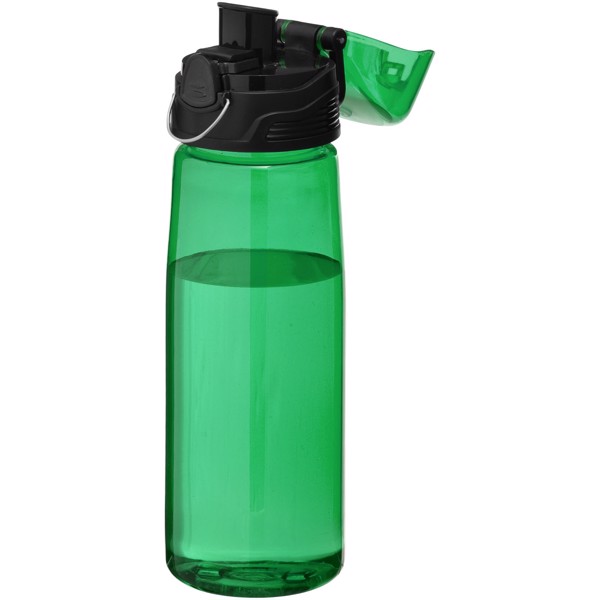 Športna steklenička Capri 700 ml - Transparent Green