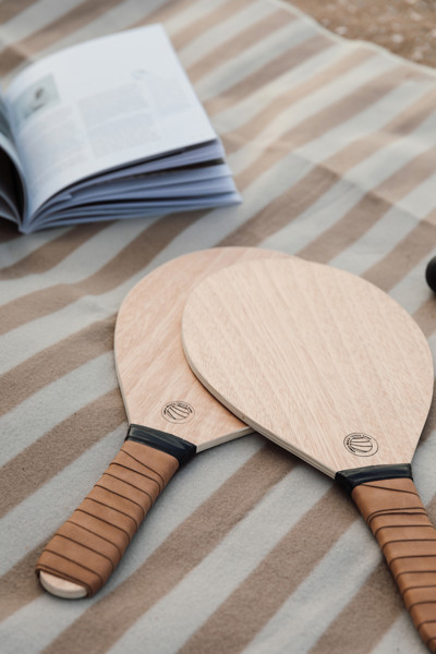 VINGA Colos strand tennis spil, brun