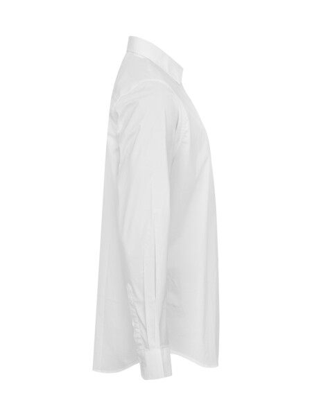 Cottover Gots Poplin Slim fit shirt man white 40