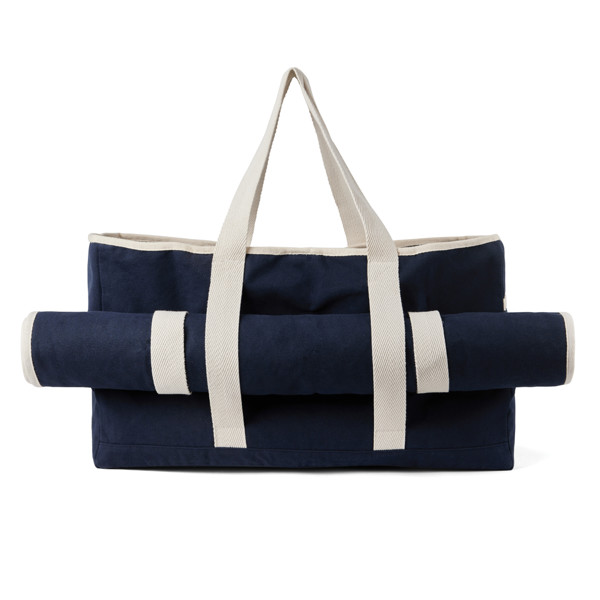 Vinga Volonne torba za na plažo 500 g/m² recikliranega platna - Surf Blue / Off White