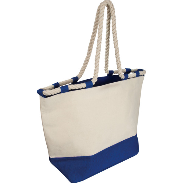 Beach bag with drawstring LIANA - Blue