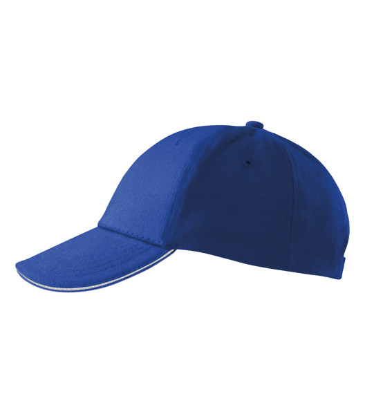 Čepice Unisex Malfini® Sandwich 6P - Královská Modrá / nastavitelná
