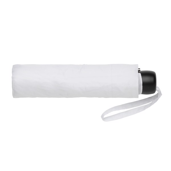 Impact Aware™ RPET mini dežnik , 104 cm -Bela
