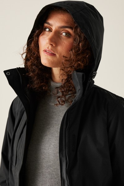 Women's Darby Iii Insulated Parka Jacket - Black / S