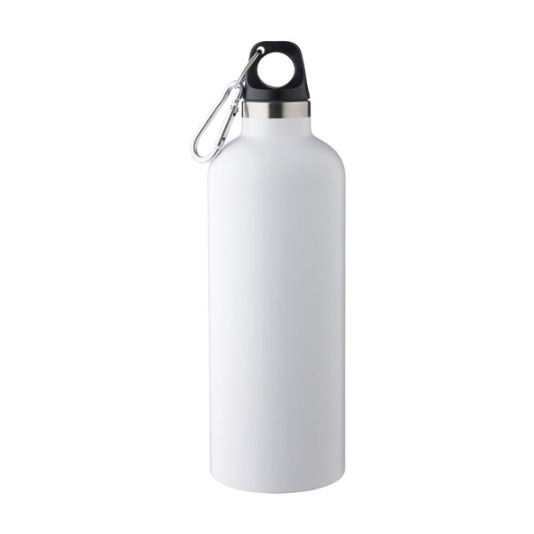 Garrafa Lysandra | Inox reciclado | 500 ml | 12h fria, 8h quente - branco