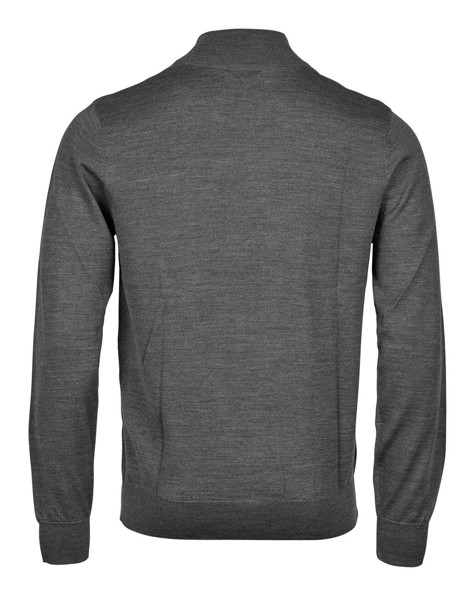 Men's Half Zip - Grey Melange / 3XL
