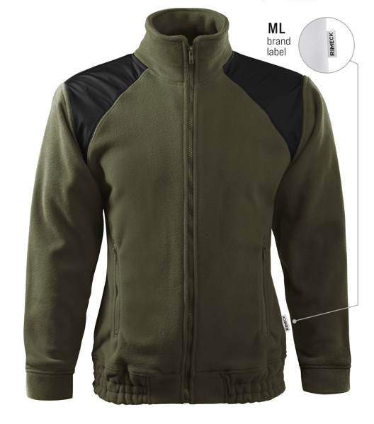 Fleece Unisex Rimeck® Jacket Hi-Q - Military / XL