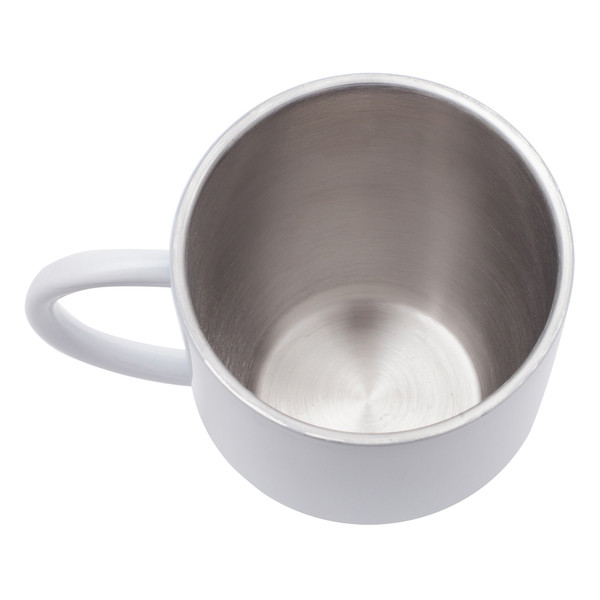 350 ml Day steel mug - White