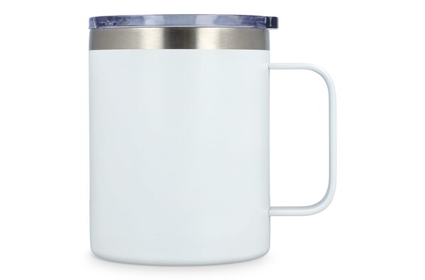 Danube thermo mug,ceramic interior,350ml - White