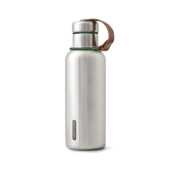 Malá termo láhev na vodu 500ml Black+Blum - Olivově Zelená
