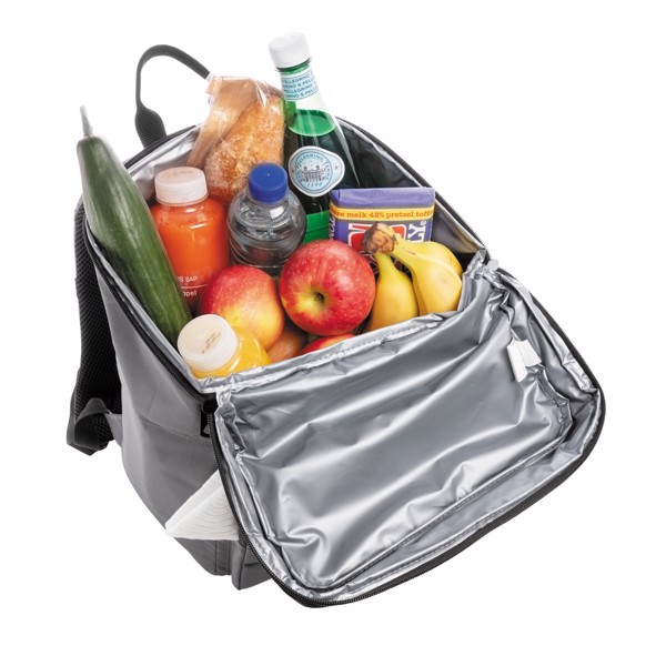 Impact AWARE™ RPET cooler backpack - Anthracite