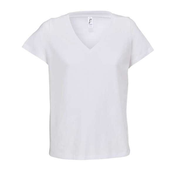 Sol's Regent V Women - V-Neck T-Shirt - White / L