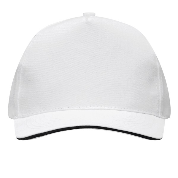 5-Panel-Sandwich-Cap Walk - Weiß