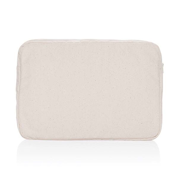 Laluka AWARE recycled cotton 15.6 inch laptop sleeve Off White