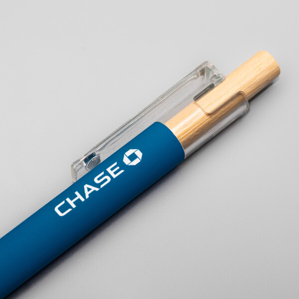 AAARR - BND185 - Stylo en aluminium recyclé, bambou FSC® et ABS recyclé