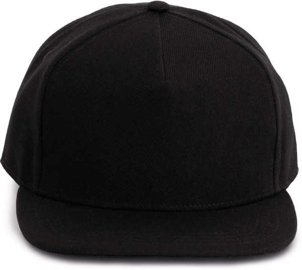 Snapback Cap - 5 Panels - Black / Black