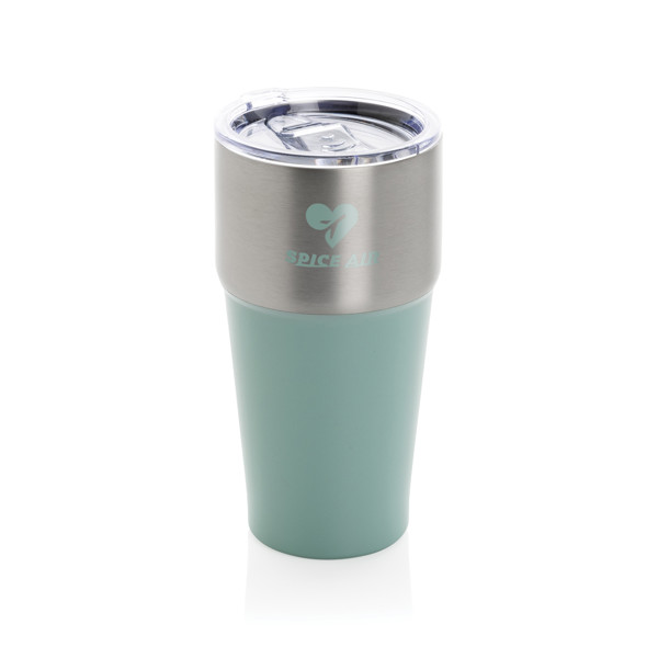 Termohrnek Fluid 500ml z RCS recyklované oceli - Zelená