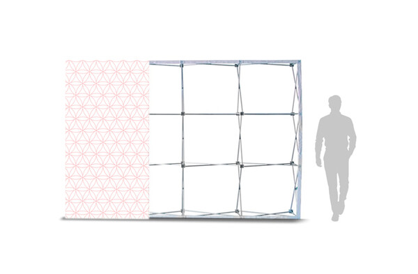 Pop-Up Têxtil, impressão incluída, 4x3, Uma Face