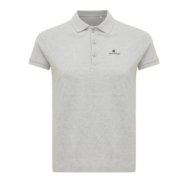 Dámské polo tričko IQONIQ Yosemite z recykl. bavlny - Heather Grey / XXXL