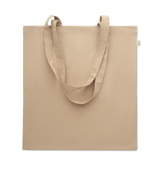 Sac shopping en coton recyclé Viveka Colour - Kaki