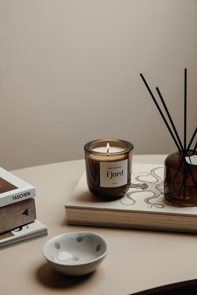 VINGA Set d'ambiance essence Nordic - Bleu / Marron Foncé