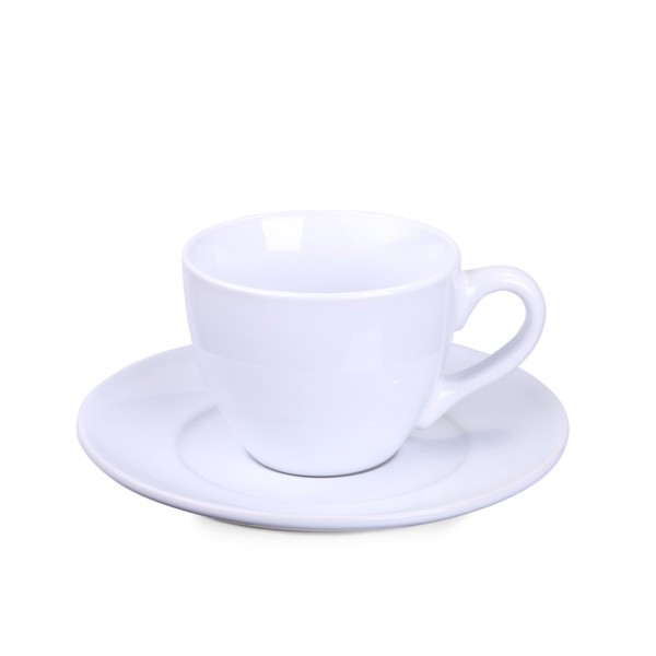 Diana set keramična skodelica, krožnik premera 89 mm