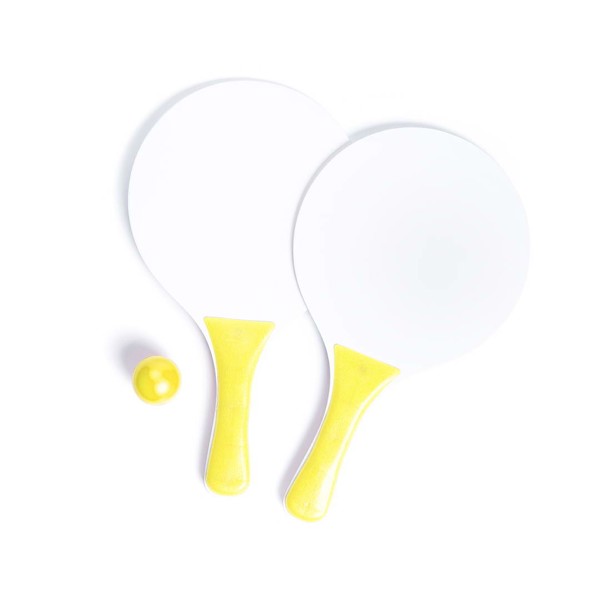 Raquette Plage Cupsol - Jaune