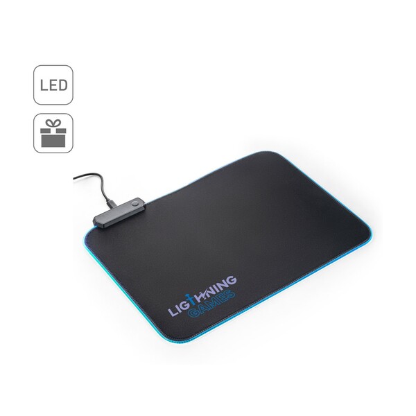 THORNE MOUSEPAD RGB. Podloga za miša za igranje s RGB LED svjetlima od poliestera