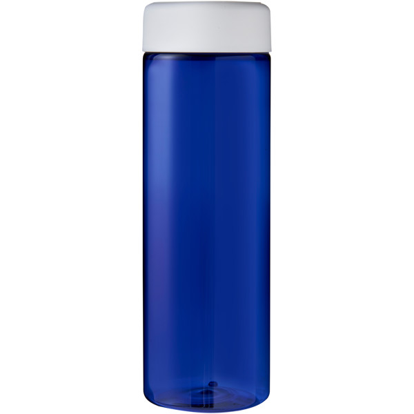 Bouteille d'eau H2O Active® Eco Vibe de 850 ml avec couvercle vissé - Bleu / Blanc