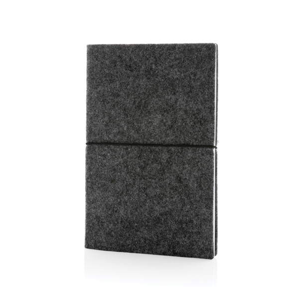 A5 Softcover Notebook - Black (Square)