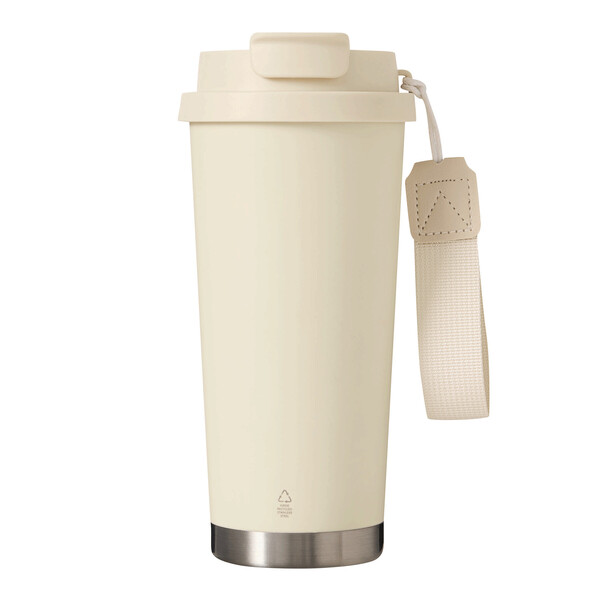 Vákuovo izolovaný cestovný hrnček Mug2go - Béžová