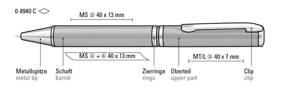 GALILEO C guľôčkové pero