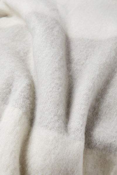 Vinga Saletto wool blend blanket - White / Beige