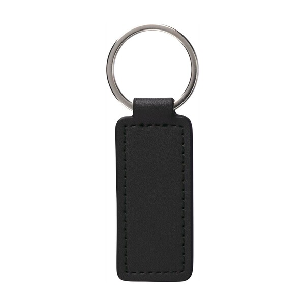 Keychain Sabrina | Apple leather and synthetic leather - black