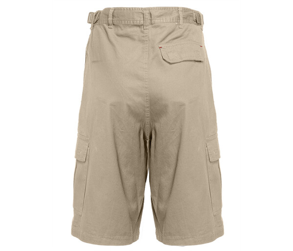 Bermuda poches plaquées en coton léger - BEIGE / XL